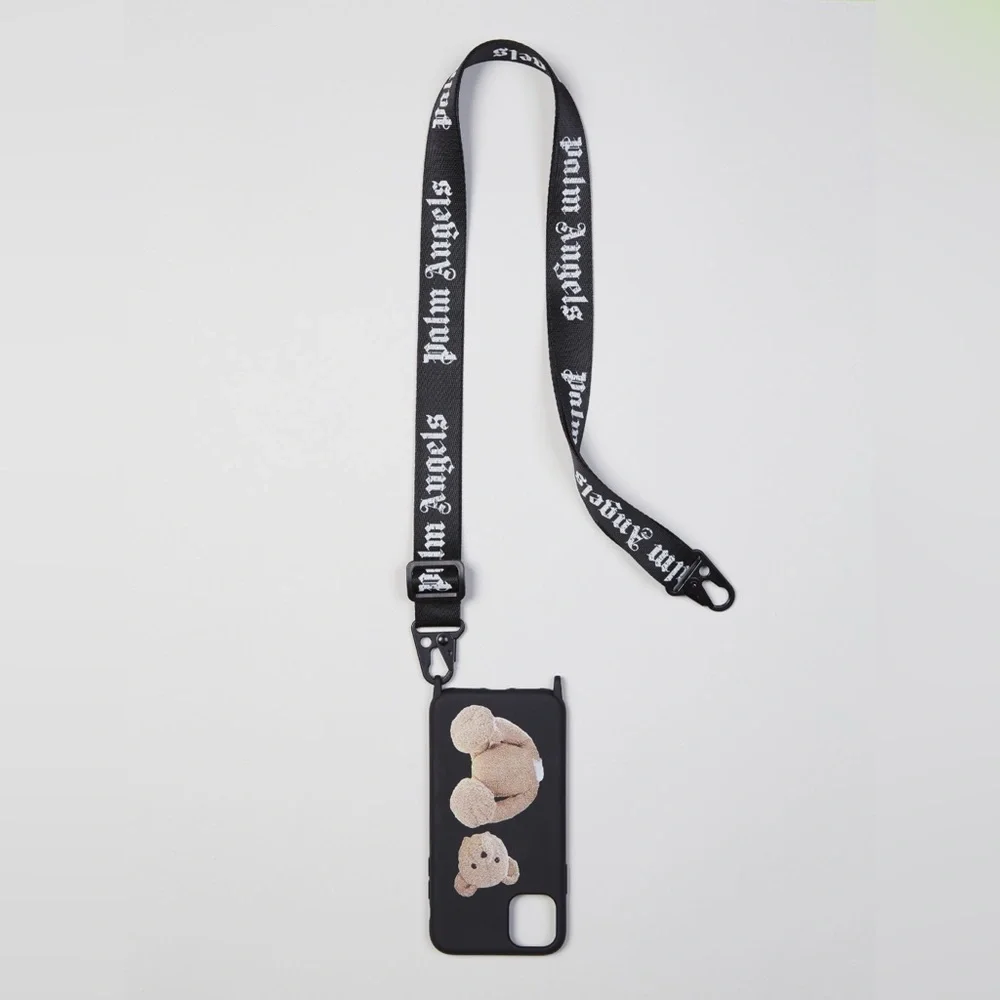 Palm Angels Teddy Bear iPhone 11 Pro Neck Case, New w/Tag